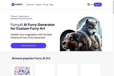 Furry AI Art Generator preview